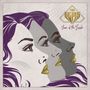 "The Gems" und "Year of the Snake" sind die Texte. Illustration: Drei stilisierte Frauenprofile, lila und goldene Akzente., LP