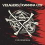 "VILLAGERS of IOANNINA CITY" oben, "VENCEREMOS" unten. Illustration von zwei Schädeln und gekreuzten Knochen vor rot-schwarzem Hintergrund., 2 LPs