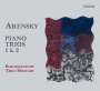 Anton Arensky (1861-1906): Klaviertrios Nr.1 & 2, CD