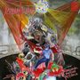 Text: "Baphomet's Blood", "Satanic Metal Attack".  
Illustration: Dämonenfigur mit Axt greift Person an, blutige Szene., CD