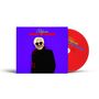 Text: "The Confuser Robyn Hitchcock". Person mit Sonnenbrille und Schal auf blauem Hintergrund, rote CD rechts., CD