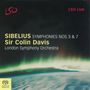 Jean Sibelius (1865-1957): Symphonien Nr.3 & 7, SACD