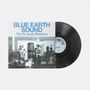 "BLUE EARTH SOUND The St. Louis Sessions" steht über einem Schwarz-Weiß-Foto von Musikern. Rechts eine schwarze Vinyl-Schallplatte., Single 10"