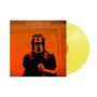 "Richard Ashcroft Live Vol 1", ein Mann mit Mikrofon vor orangefarbenem Hintergrund, gelbe Vinylplatte daneben., 2 LPs