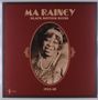 "MA RAINEY BLACK BOTTOM BLUES 1923-28" oben und unten; sepia Porträtfoto einer lächelnden Frau im ovalen Rahmen., LP