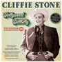 Schriftzug: "CLIFFIE STONE", "Hollywood Hillbilly". Darunter ein Mann in Cowboykleidung lächelnd, Hände am Gürtel., 2 CDs