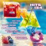 Text "HITS 134" oben rechts. Logo: "BRAVO" aus transparenten Buchstaben, gefüllt mit bunten Getränken. Hintergrund: Pool-Szene., 2 CDs