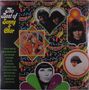 "Best of Sonny & Chér" steht groß. Songs: "The Beat Goes On", "What Now My Love", "I Got You Babe". Buntes Design mit Fotos., LP