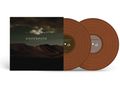 "UNDERØATH DEFINE THE GREAT LINE" steht auf einem Albumcover mit Dünenlandschaft und Wolken. Zwei braune Schallplatten.