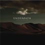 Texte: "UNDERØATH", "DEFINE THE GREAT LINE". Dünenlandschaft unter wolkenverhangenem Himmel., CD