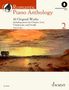 Romantic Piano Anthology. 30 Original Works von Chopin, Liszt, Tschaikowsky und Dvořák. Cover mit Landschaftsgemälde., Buch