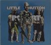 "LITTLE HUTTON" und "PORT" stehen in großen Buchstaben vor drei futuristisch gekleideten Figuren auf blauem Hintergrund., CD
