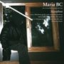 Texte: Maria BC, Marathon, Sacred Bones Records. Person in dunkler Kleidung steigt durch eine geöffnete Tür., CD