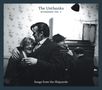 "The Unthanks: Diversions Vol. 3" oben, "Songs from the Shipyards" unten. Schwarz-weißes Foto von Menschen in fröhlicher Runde., LP