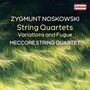 "Zygmunt Noskowski String Quartets Variations and Fugue Meccore String Quartet." Hintergrund aus grünlichen Gräsern., CD