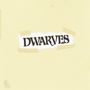 Der Text "DWARVES" steht auf einem ausgeschnittenen Stück Papier, das mit Klebeband auf hellem Hintergrund befestigt ist., LP