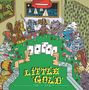 "LITTLE GOLD", "PUBLIC DOG". Illustration von Hunden, die an einem Tisch Karten spielen., LP