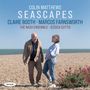 "Colin Matthews SEASCAPES, Claire Booth · Marcus Farnsworth. Zwei Personen am Kiesstrand mit Meer im Hintergrund.", CD