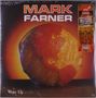 "MARK FARNER" oben, "Wake Up..." unten. Eine teilweise geschälte Orange vor einem warmen, rot-orangen Hintergrund., LP