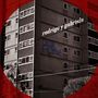 Auf einem Hochhaus steht "rodrigo y gabriela" und "Our Home". Es gibt eine rote Überlagerung., CD