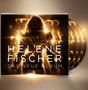 "HELENE FISCHER DAS NEUE ALBUM VORAB COVER". Eine Frau in einem funkelnden, goldenen Licht., 3 CDs