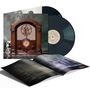 „RUSH: Greatest Hits 1974-1987, The Spirit of Radio“. Ein antikes Radio, zwei Schallplatten und ein Heft., 2 LPs