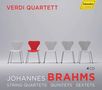 Johannes Brahms (1833-1897): Streichquartette Nr.1-3, 4 CDs