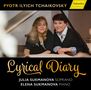 Peter Iljitsch Tschaikowsky (1840-1893): Lieder "Lyrisches Tagebuch", CD, CD