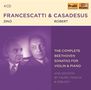 Zino Francescatti & Robert Casadesus - The Complete Beethoven Sonatas for Violin & Piano, 4 CDs