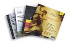 Mehrere CD-Cover: "Joseph Haydn", "Theresa Mass", "Sacred Works" mit Engelsillustration, Hänssler Classic Logo, und mehr Text.