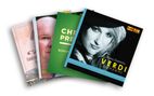 Die Texte zeigen "Diana Damrau VERDI canzoni" und "CHRISTIANE PÉRIN". Mehrere CD-Cover überlappen sich leicht.