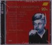 "piano concertos of the 20s" und der Name "Michael Rische" auf einem roten Cover mit schwarz-weißer Illustration eines Mannes., 5 CDs