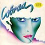 Text: "Cobraa", "INCL. BONUS SINGLE 'RIDE A PONY' AND 'THE END OF A DAY'". Illustration eines Gesichts mit bunter, surrealer Ästhetik.