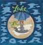 Text: "Lake". Eine Illustration zeigt einen Frosch, einen Regenschirm und eine Spiegelung im Wasser., CD