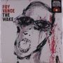 „FOY VANCE THE WAKE“ in roten und schwarzen Buchstaben; gemalte Person mit Brille und offenem Mund in kräftigen Pinseltönen., 2 LPs