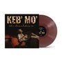 "Keb' Mo' the breakdown" steht oben auf einem Plattencover. Ein Mann sitzt entspannt in einem Theatersessel., LP