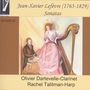 Jean Xavier Lefevre: Sonaten für Klarinette & Harfe Nr.1-7, CD