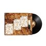 Text: "bozzio", "levin", "stevens", "situation dangerous". Plattencover, braune, gesprenkelte Textur mit Schallplatte., LP