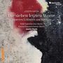 "Die sieben letzten Worte" von Haydn, RIAS Kammerchor, Justin Doyle. Abstrakte Kunst mit Rot, Schwarz und Weiß.