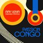 "Ray Lema Ensemble Partage. Passion Congo." Grafische Kunst mit farbigen Kreisen und geschwungenen Linien., CD