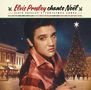 "Elvis Presley chante Noël - Elvis Presley's Christmas Songs." Vor einem Weihnachtsbaum in festlicher Straße., LP