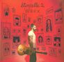 "étincelle 2 Waxx." Illustration eines Mannes mit Gitarre, umgeben von wandhängenden Bilderrahmen mit Zeichnungen., CD