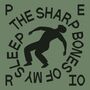 "THE SHARP BONES OF MY SLEEP." Silhouette einer fallenden Person in der Mitte., LP