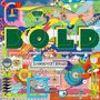 "BOLD" und "DARK PATTERNS" stehen im Vordergrund. Bunte, komplexe Illustration mit abstrakten Formen und Motiven., CD