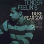 "Tender Feelin's, Duke Pearson: Bluebird Of Happiness, I'm A Fool To Want You. Seitliches Porträt von Duke Pearson in gestreiftem Pullover.", LP