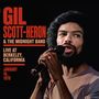 Text: "GIL SCOTT-HERON & THE MIDNIGHT BAND LIVE AT BERKELEY, CALIFORNIA JANUARY 16, 1978." 
Ein Mann singt ins Mikrofon., CD