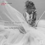 "American Tunes #1" - André Previn, Sebastian Currier, Anne-Sophie Mutter. Schwarz-weiß Foto einer Frau mit Geige., CD