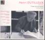 Henri Dutilleux (1916-2013): Kammermusik mit Klavier "Youthful Pages", CD