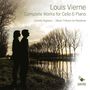 Louis Vierne (1870-1937): Sämtliche Werke für Cello & Klavier, CD