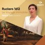 „Ruckers 1612, Le Voyage immobile, Hélène Diot clavecin“. Frau in Bluse, Gemälde einer Landschaft mit Figur, Paraty-Logo., CD
